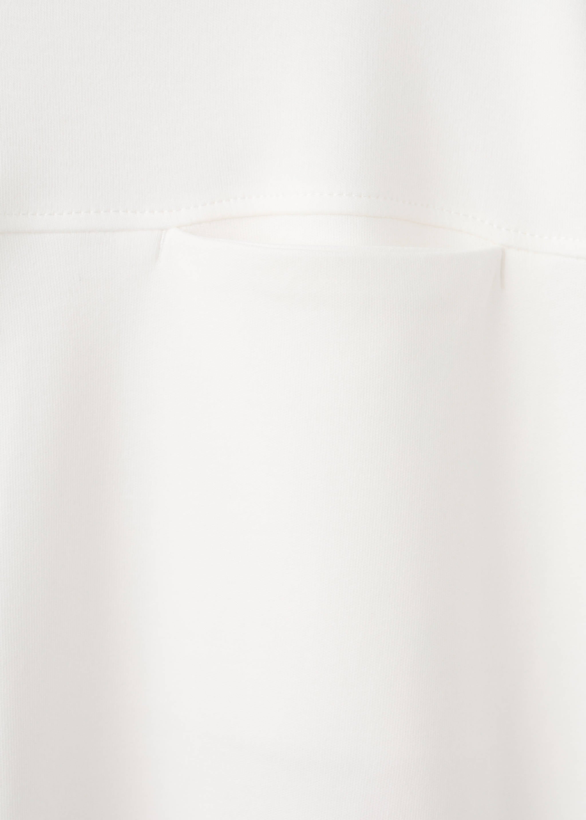 Mango t-shirt nubasic in off white-030