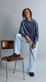 Mango t-shirt nubasic in midnight blue-001