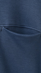 Mango t-shirt nubasic in midnight blue-023