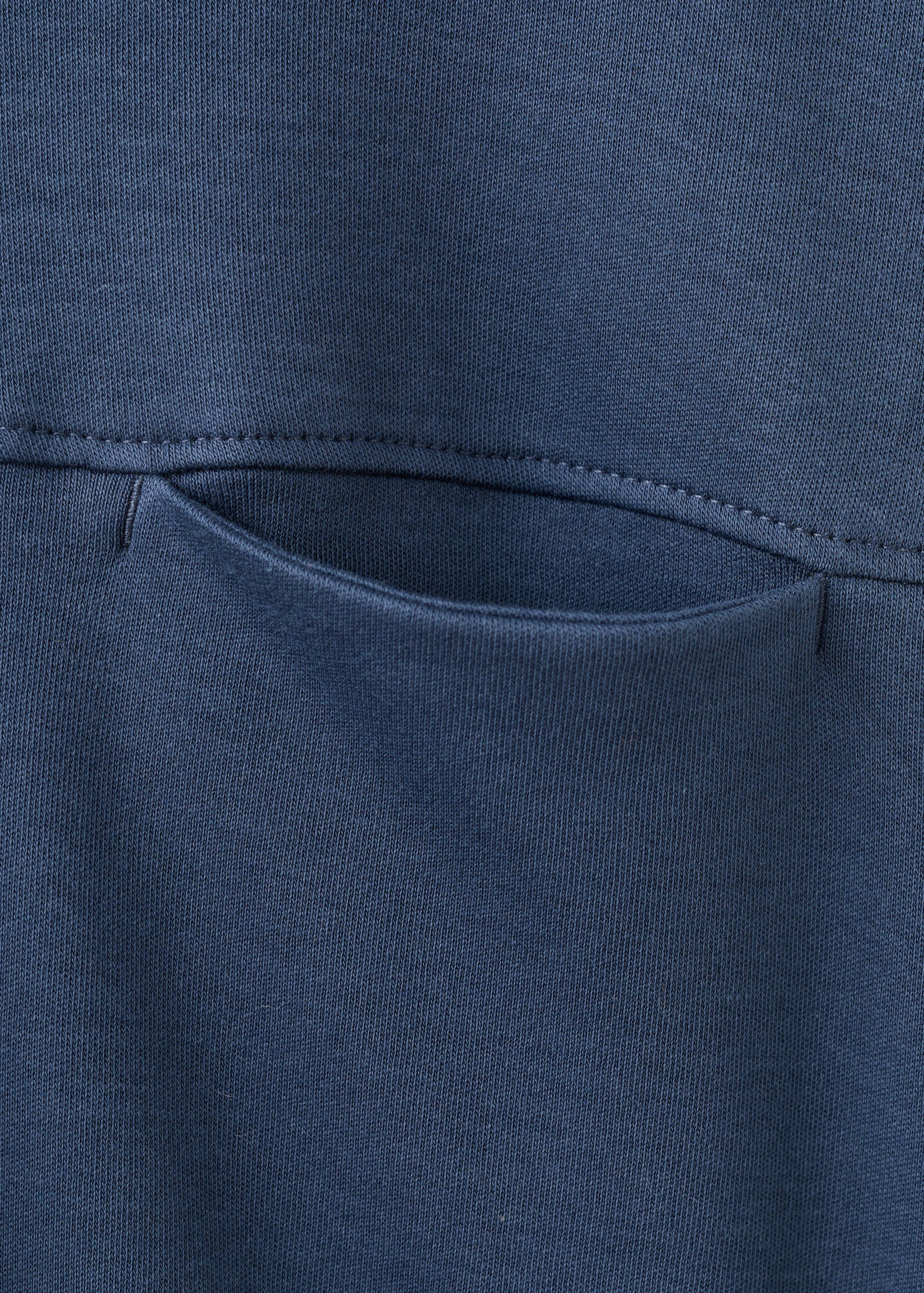 Mango t-shirt nubasic in midnight blue-023