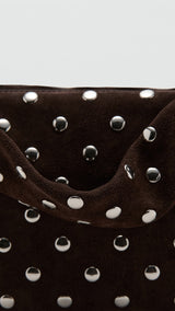 Mango shoulder bag sandra in chocolate - Image 5