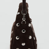 Mango handbag sandra in chocolate - Image 3