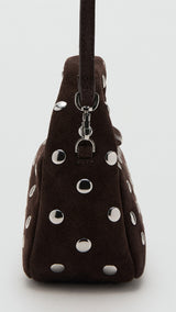 Mango handbag sandra in chocolate - Image 3