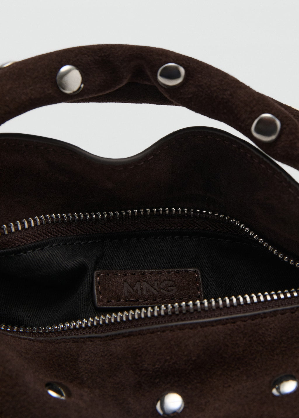 Mango handbag sandra in chocolate - Image 4