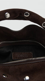 Mango handbag sandra in chocolate - Image 4