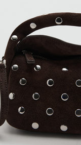Mango handbag sandra in chocolate - Image 5