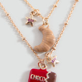 Mango necklace croisant in gold - Image 1