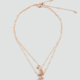 Mango necklace croisant in gold - Image 2