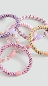 Mango hairtie calvet in vintage pink - Image 1