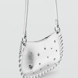 Mango mini bag silver in silver - Image 1