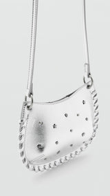 Mango mini bag silver in silver - Image 1