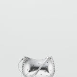 Mango mini bag silver in silver - Image 2