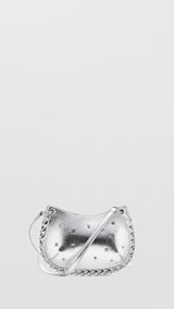 Mango mini bag silver in silver - Image 2