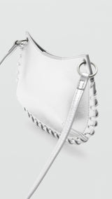 Mango mini bag silver in silver - Image 3