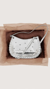 Mango mini bag silver in silver - Image 5