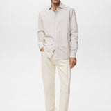 Mango shirt playr in camel-001