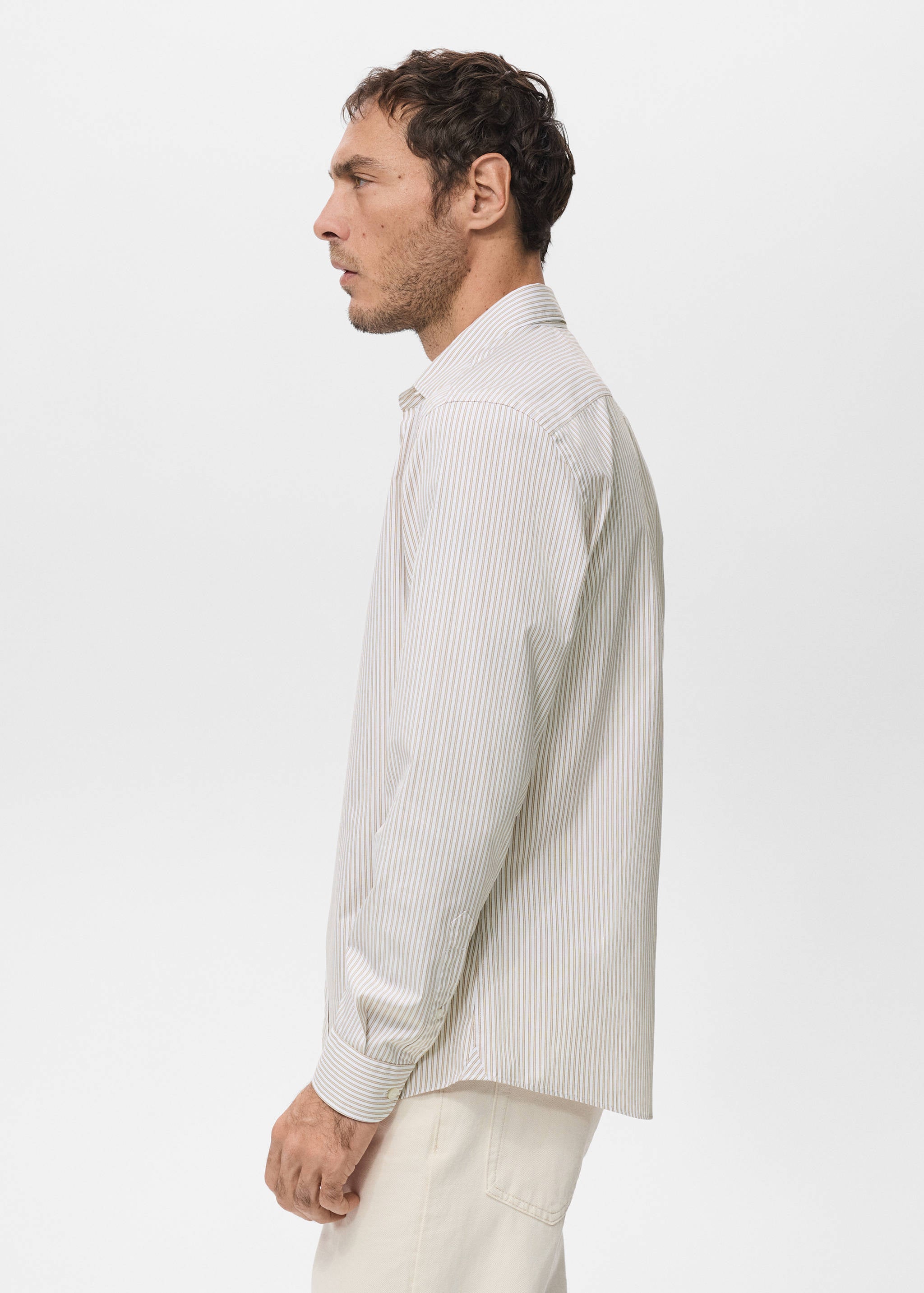Mango shirt playr in camel-004