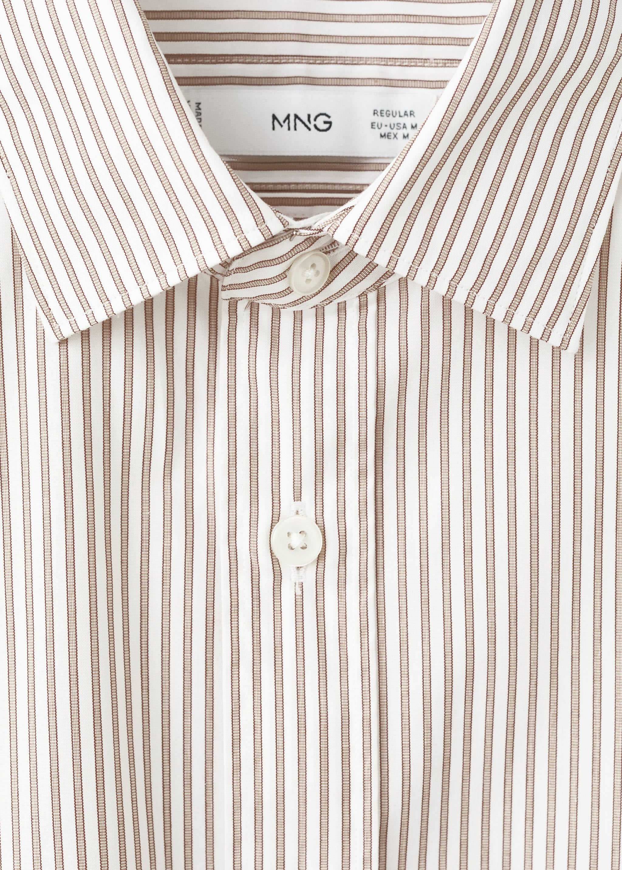 Mango shirt playr in camel-023