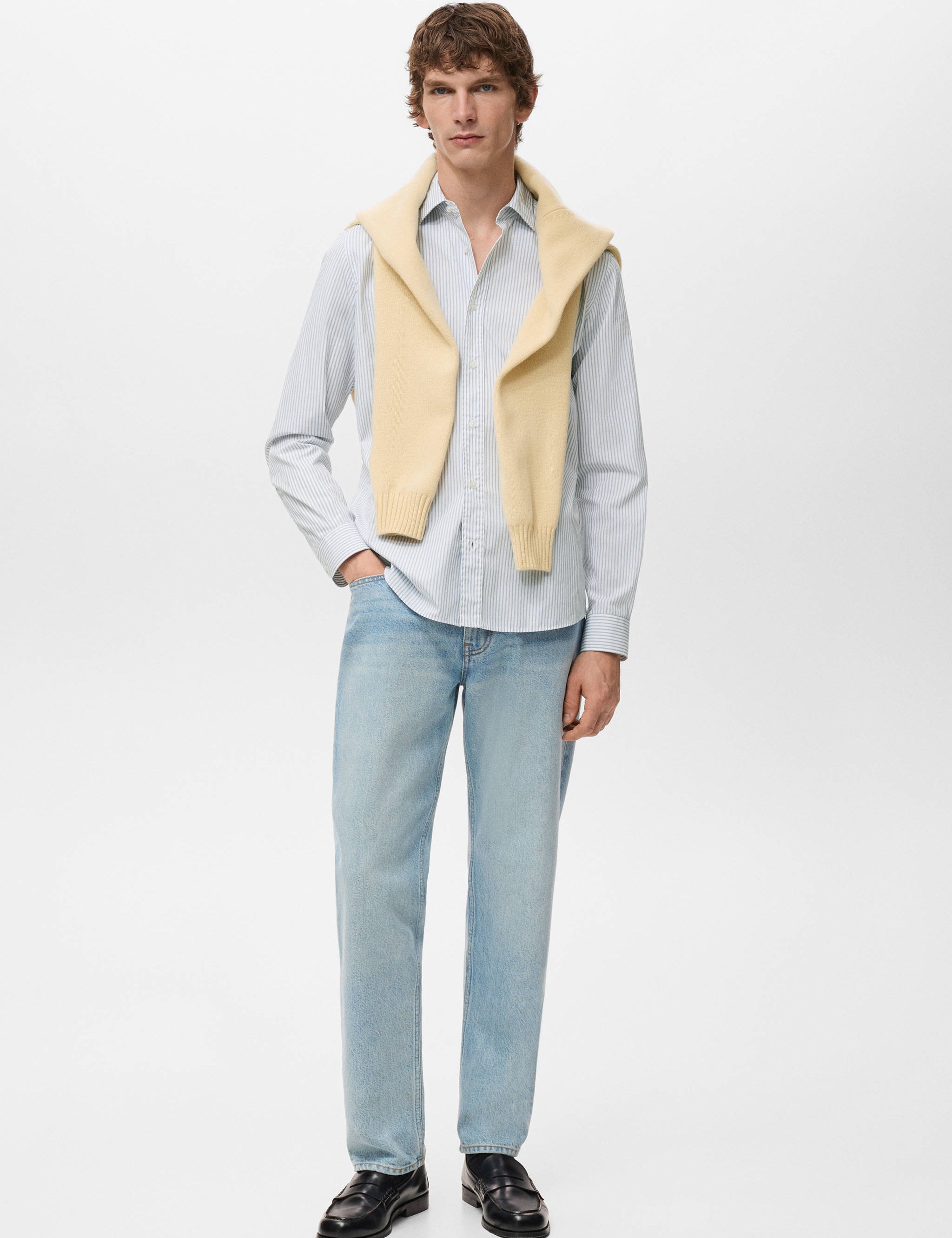 Mango shirt playr in celestial-001