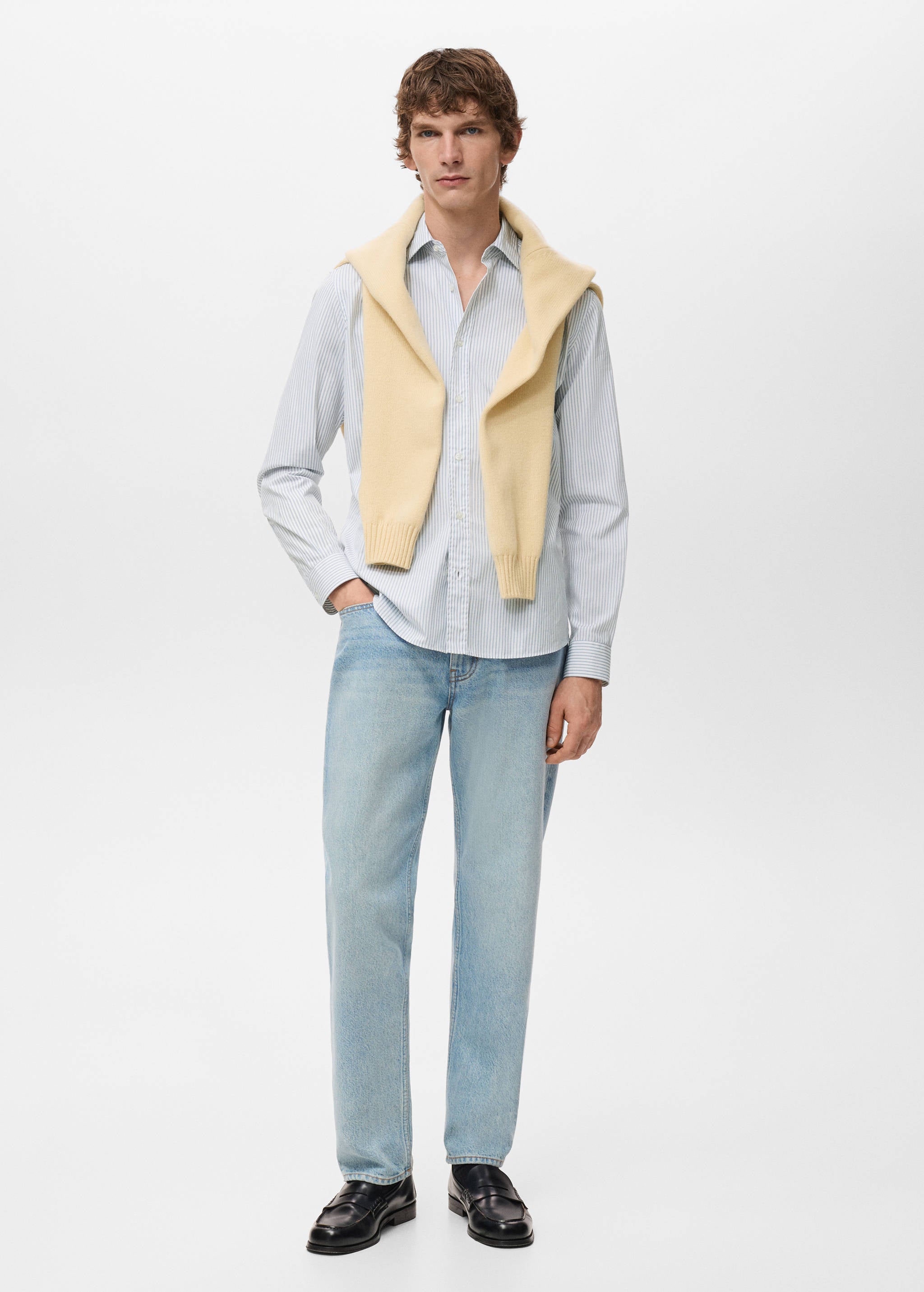 Mango shirt playr in celestial-001