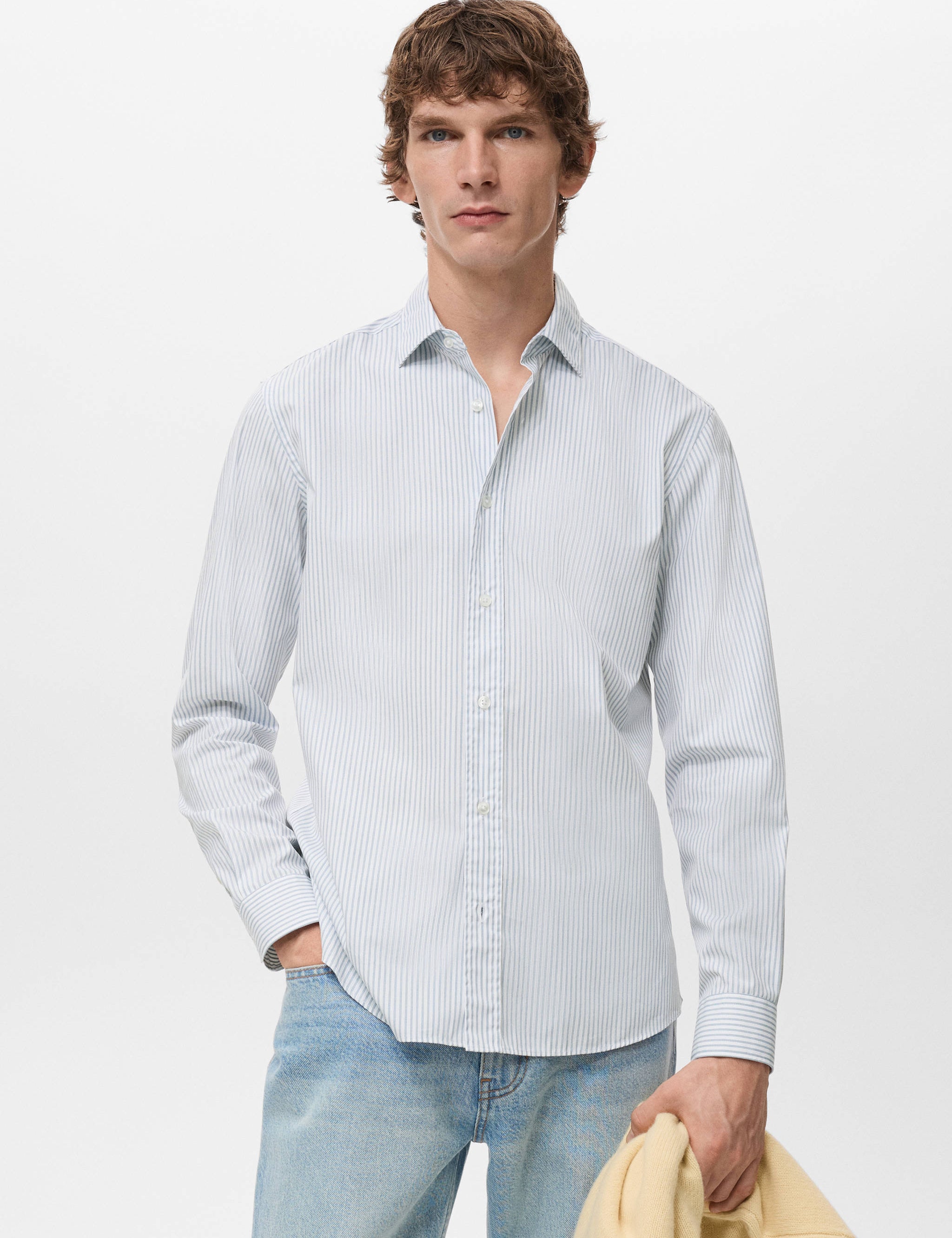 Mango shirt playr in celestial-002