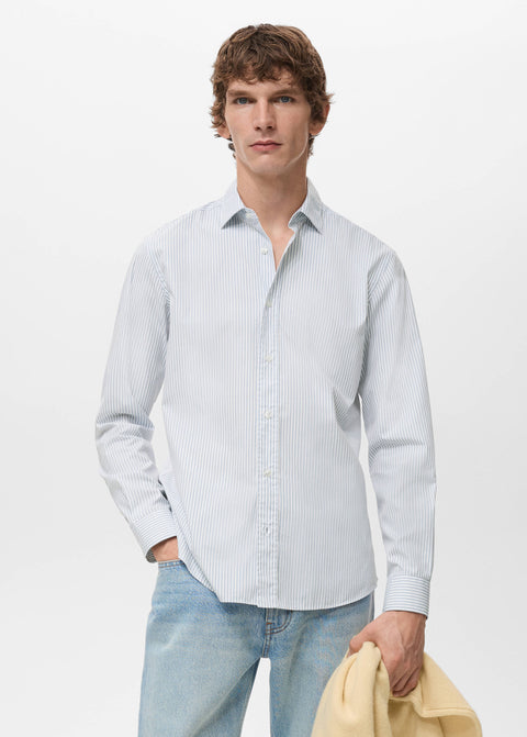 Mango shirt playr in celestial