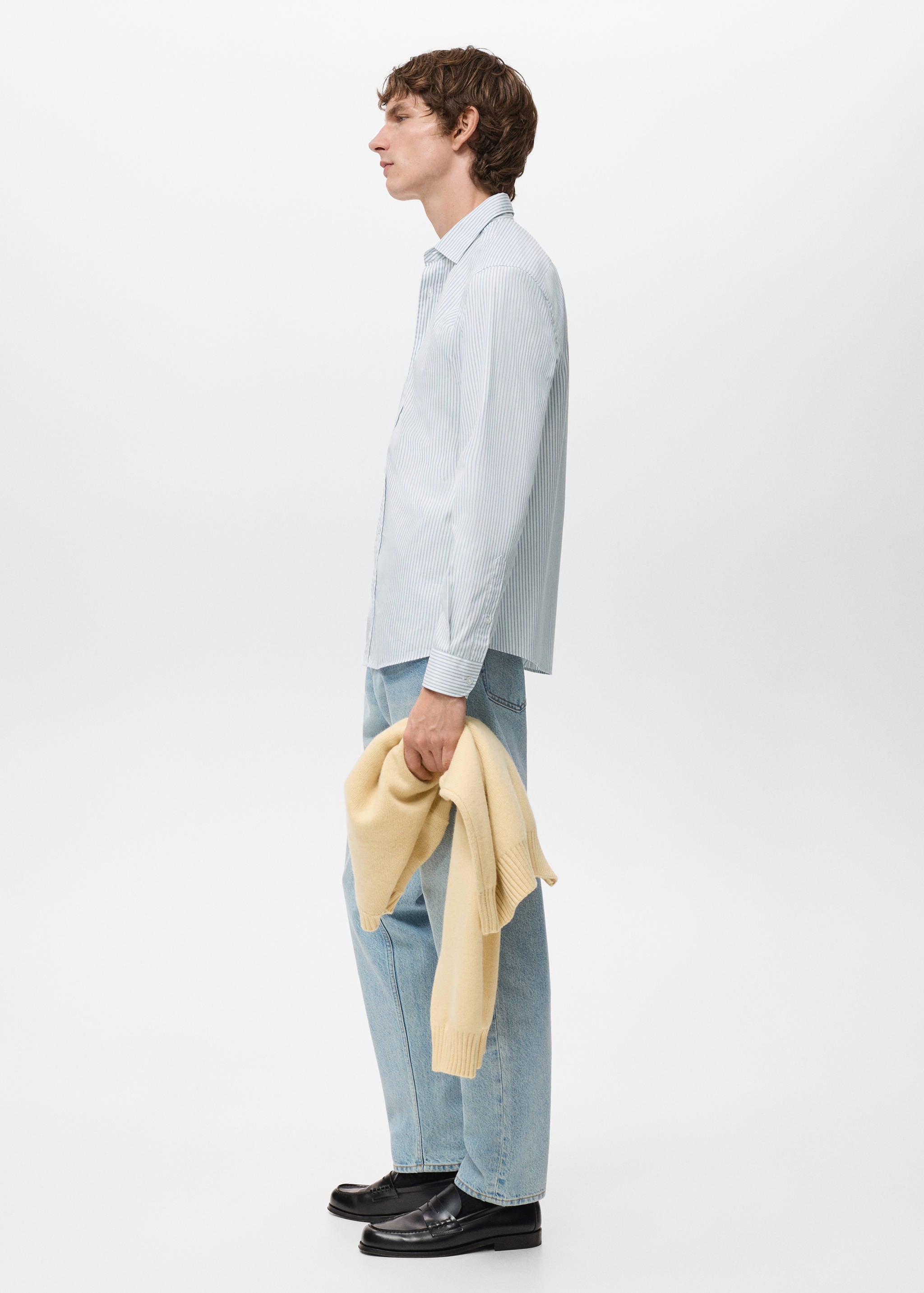 Mango shirt playr in celestial-008