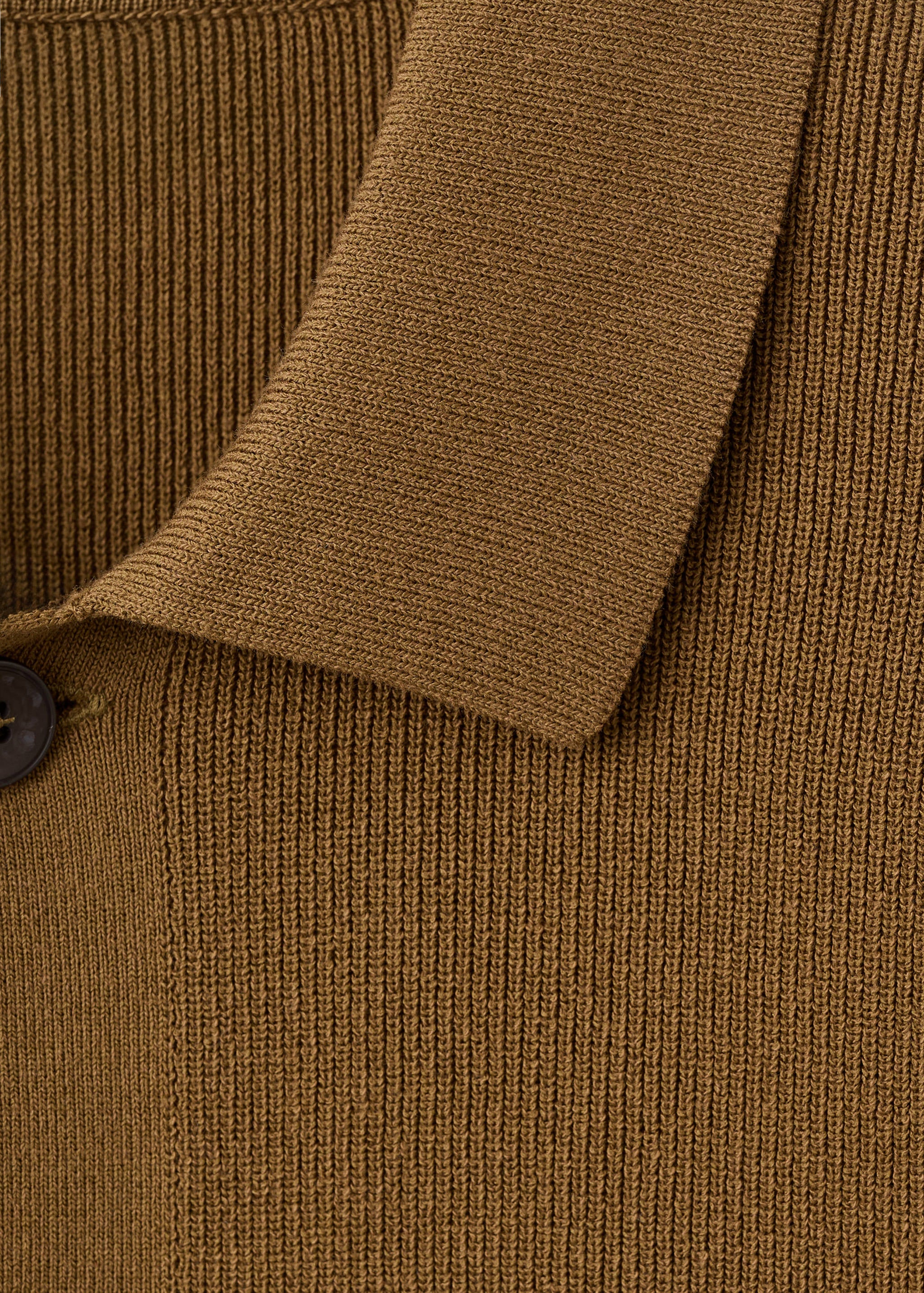 Mango shirt lino in tobacco-023