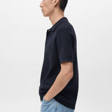 Mango shirt lino in navy-008