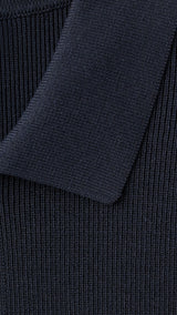 Mango shirt lino in navy-023