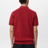 Mango shirt lino in red-003