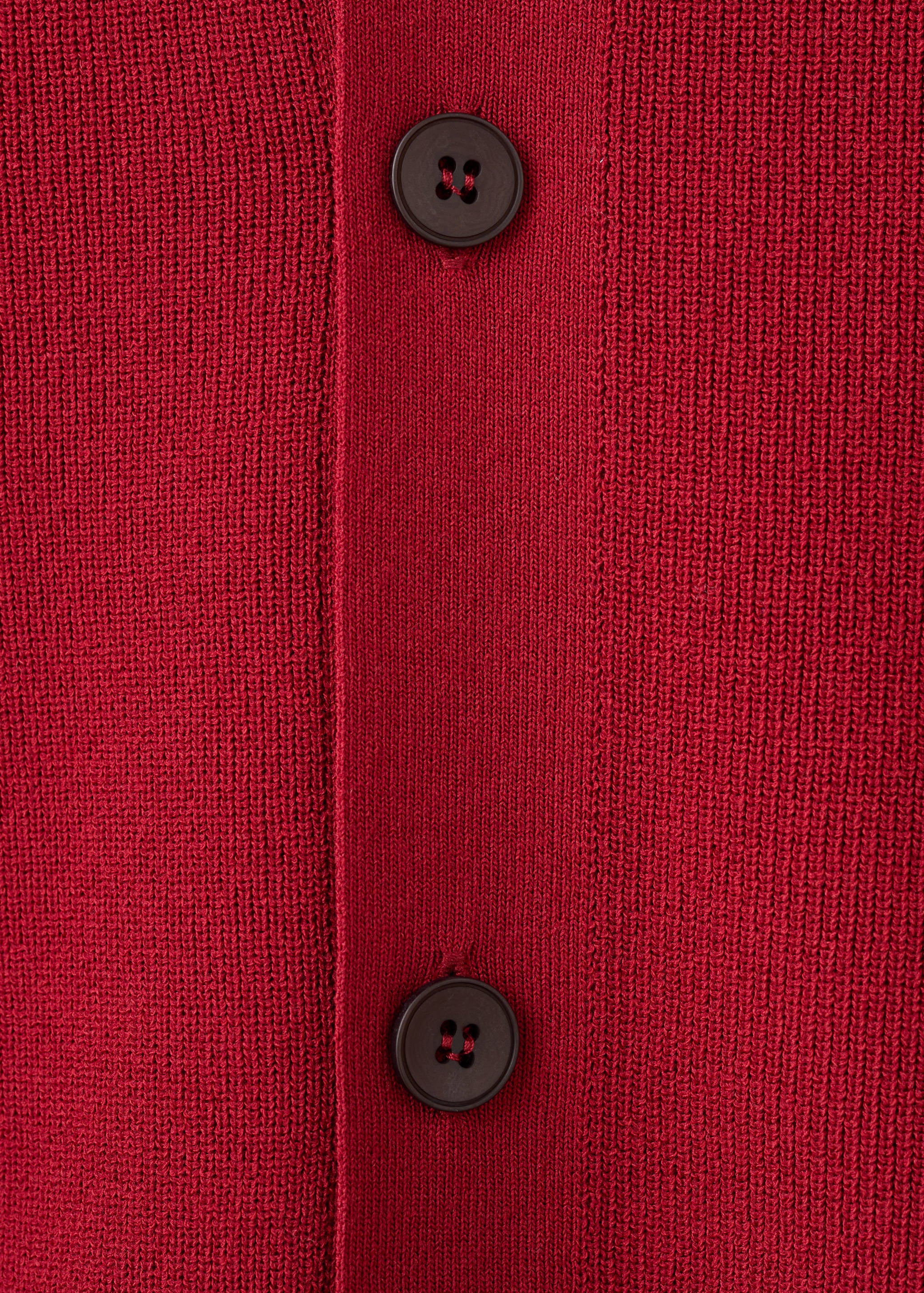 Mango shirt lino in red-023