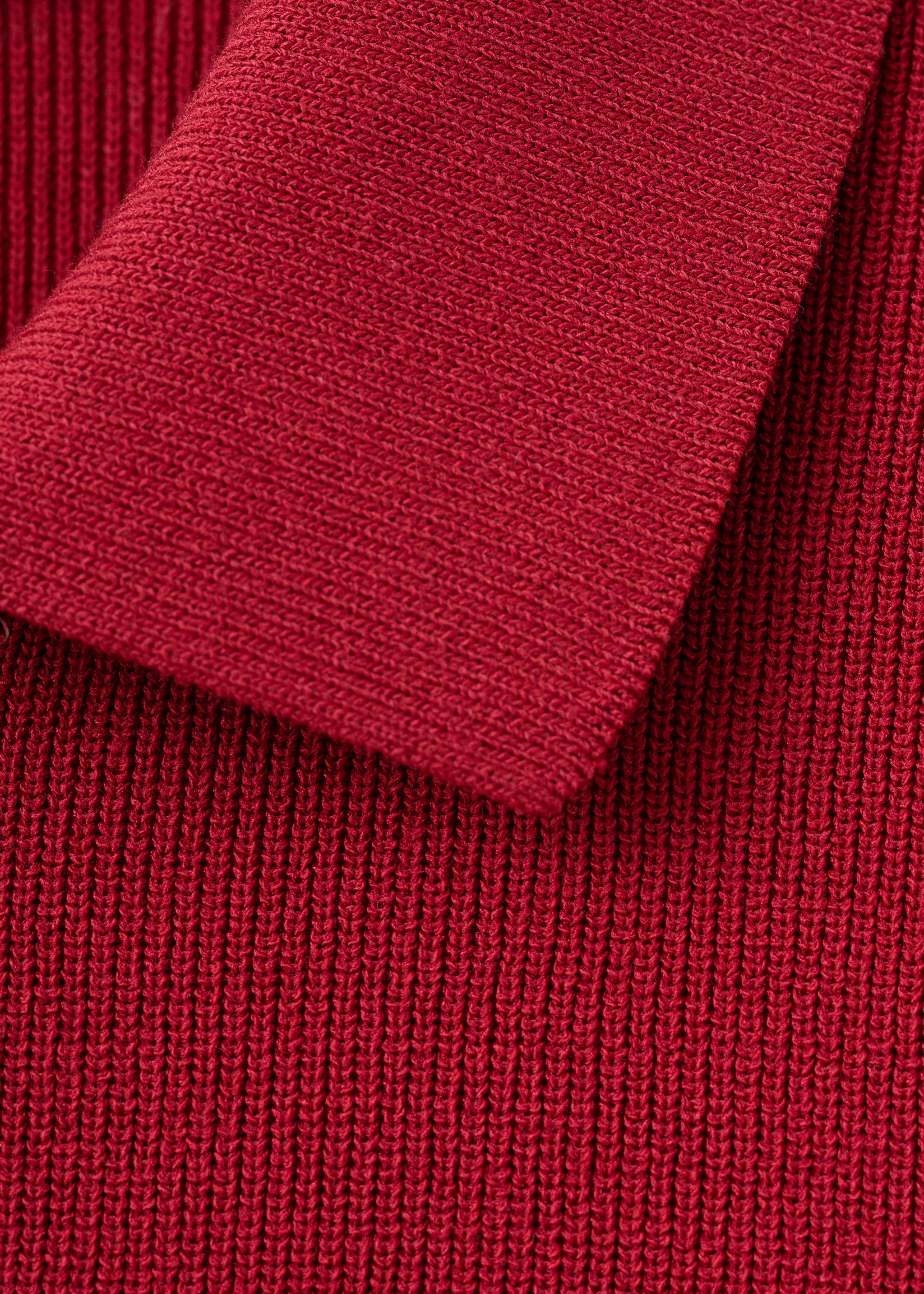 Mango shirt lino in red-030