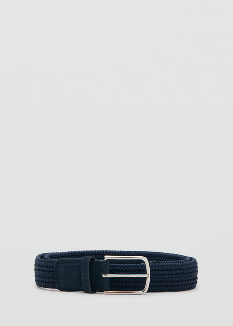 Mango belt elastic in navy