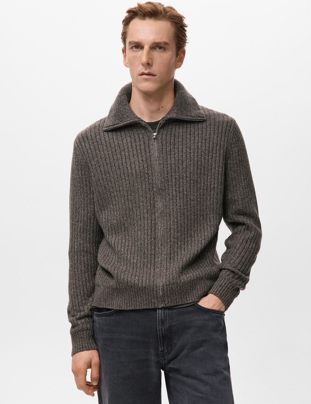 Mango cardigan joanz in chocolate - Image 1