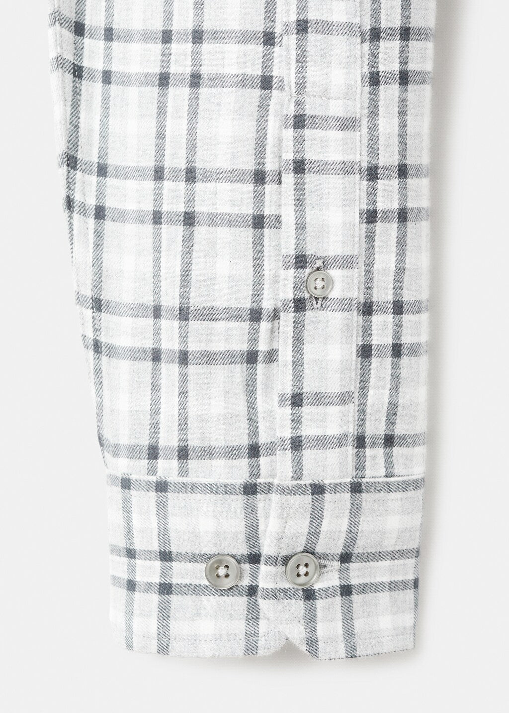 Mango shirt roma in light vigore grey - Image 3