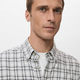 Mango shirt roma in light vigore grey - Image 4