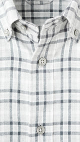 Mango shirt roma in light vigore grey - Image 6
