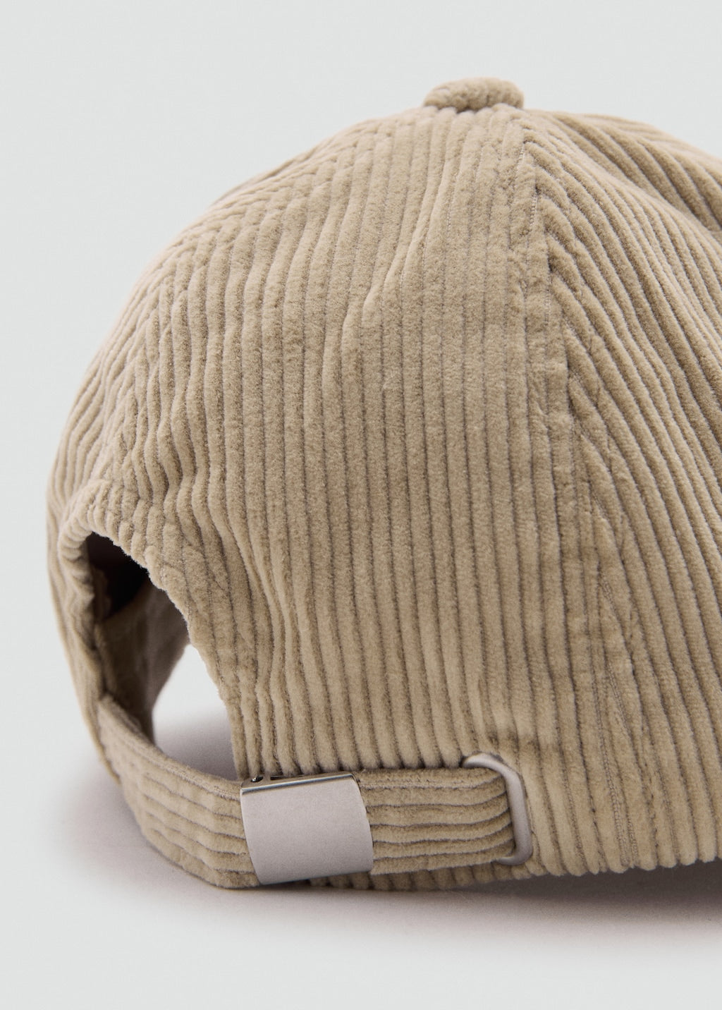 Mango cap pana in beige - Image 3