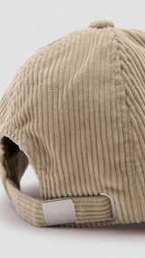 Mango cap pana in beige - Image 3