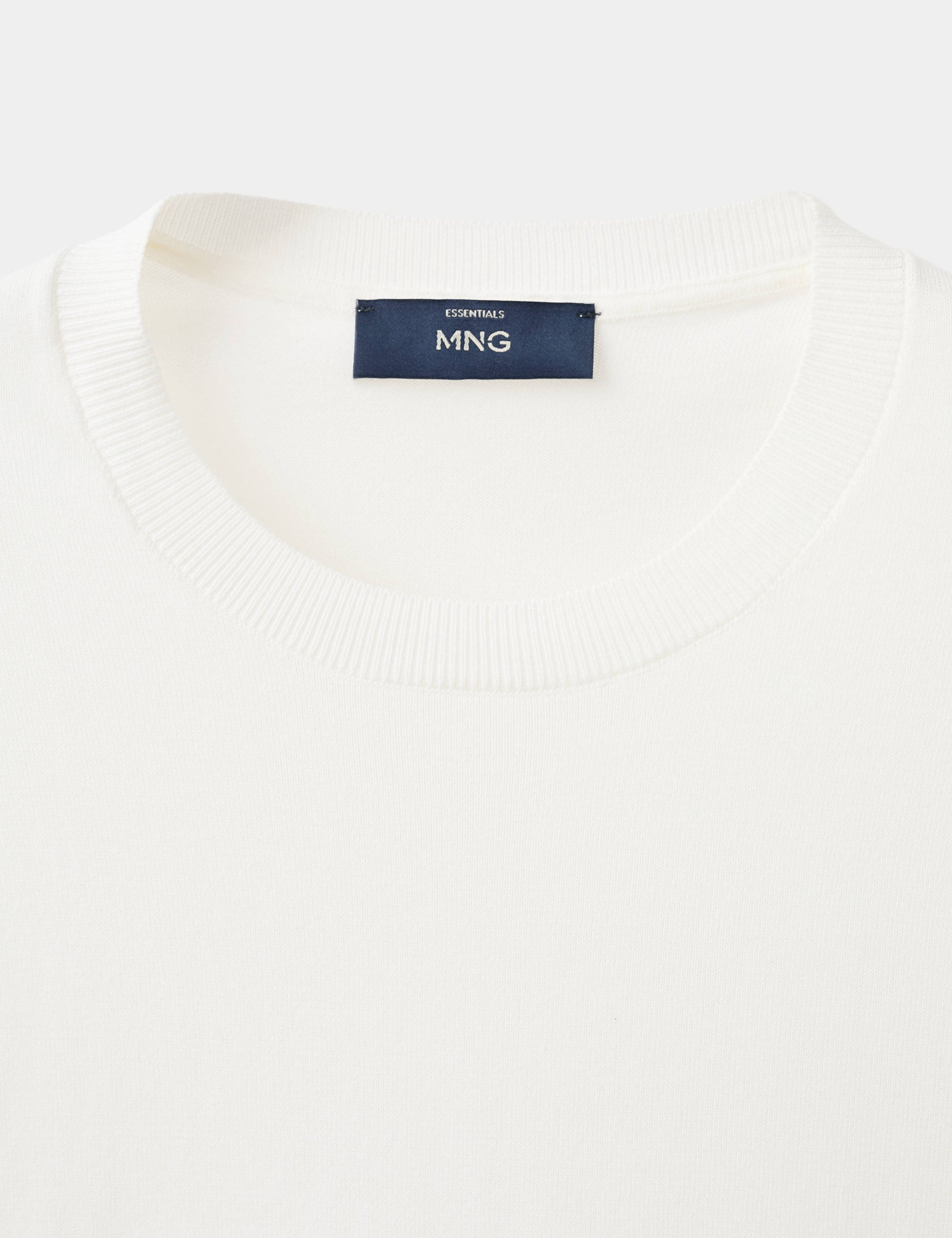 Mango t-shirt arraona in off white