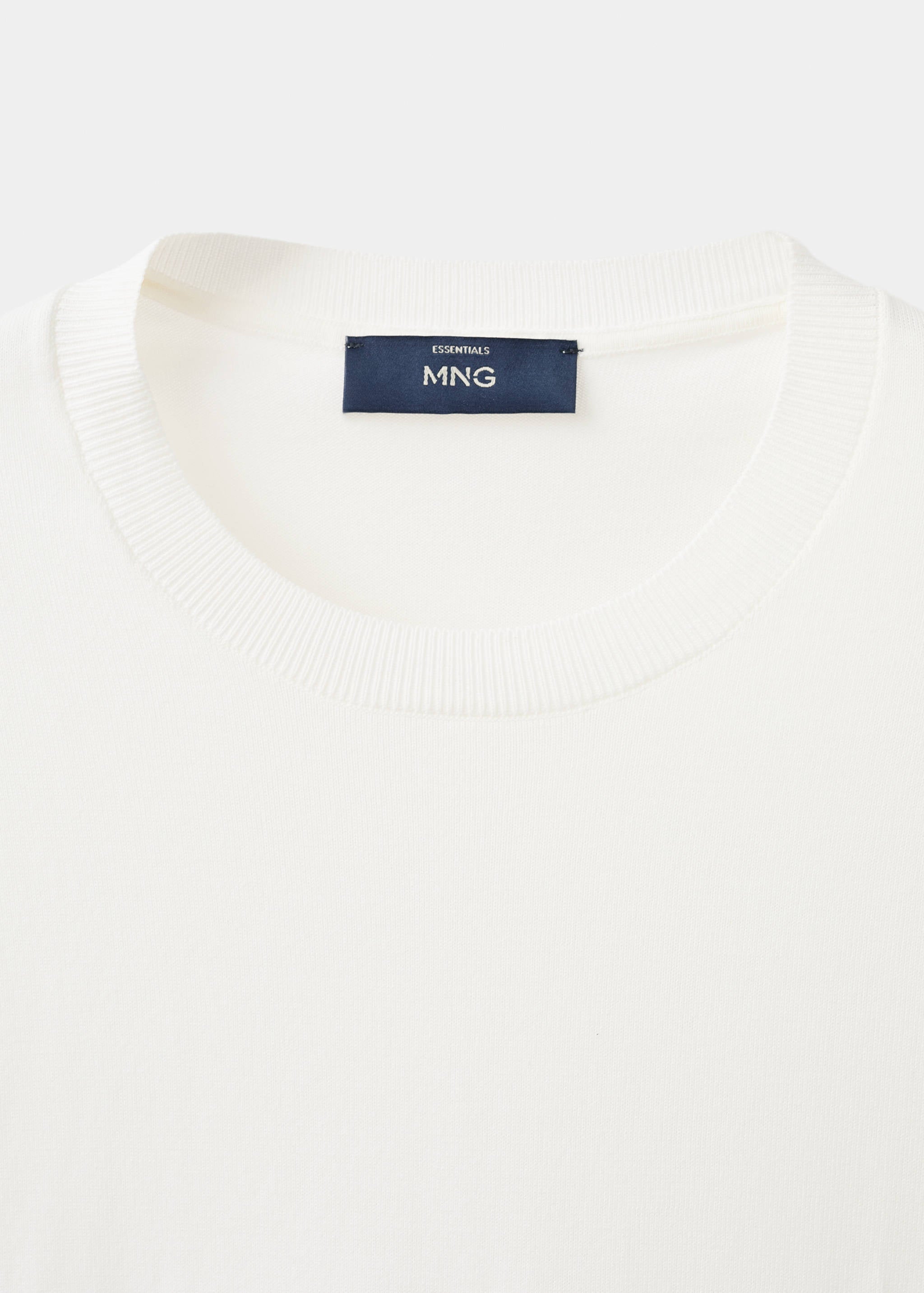 Mango t-shirt arraona in off white