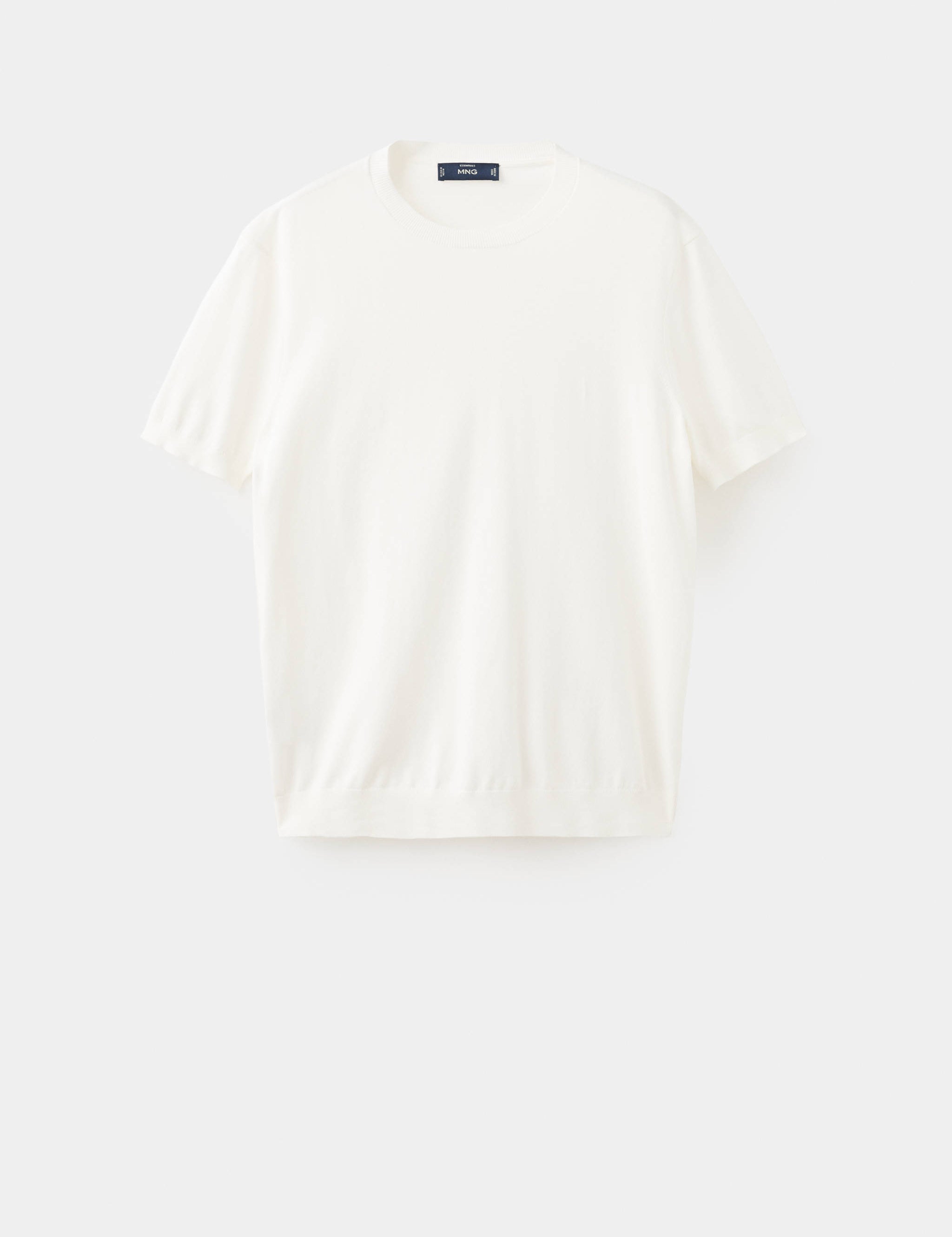 Mango t-shirt arraona in off white