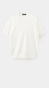 Mango t-shirt arraona in off white