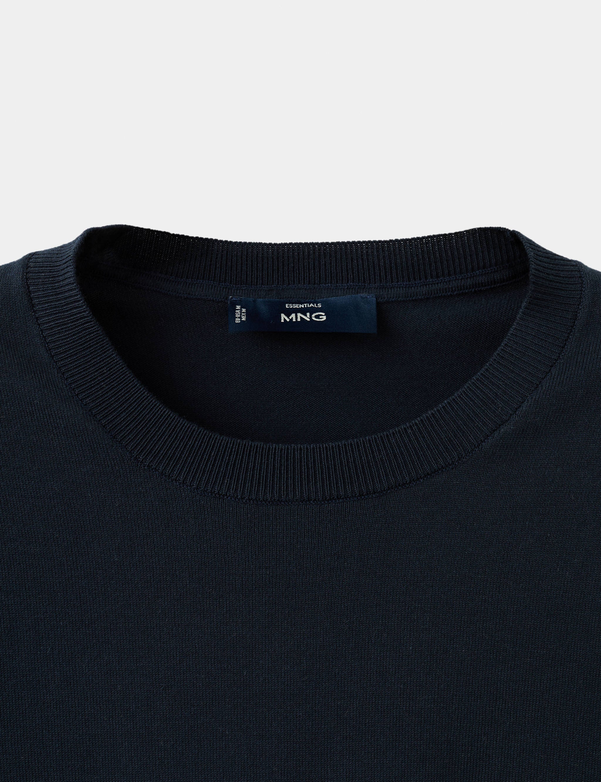 Mango t-shirt arraona in midnight blue