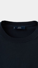 Mango t-shirt arraona in midnight blue