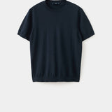 Mango t-shirt arraona in midnight blue