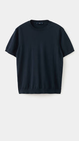 Mango t-shirt arraona in midnight blue