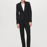 Mango trousers paloma in black - full