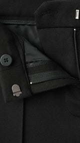 Mango trousers paloma in black - detail